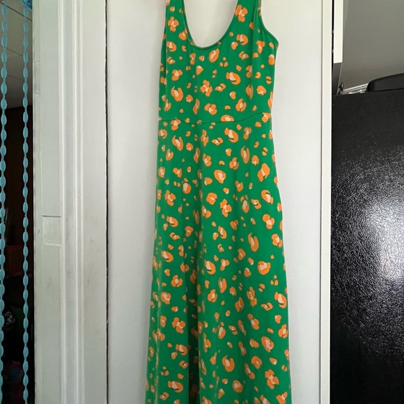 Tabitha Brown for Target Green Sundress Sleeveless Scoop Neck Midi - Picture 3 of 7